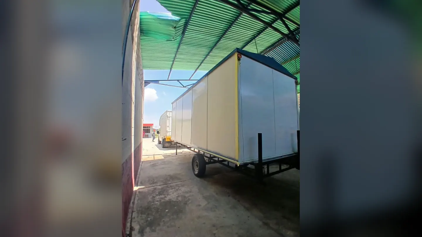 Trailer cabin from the service fleet