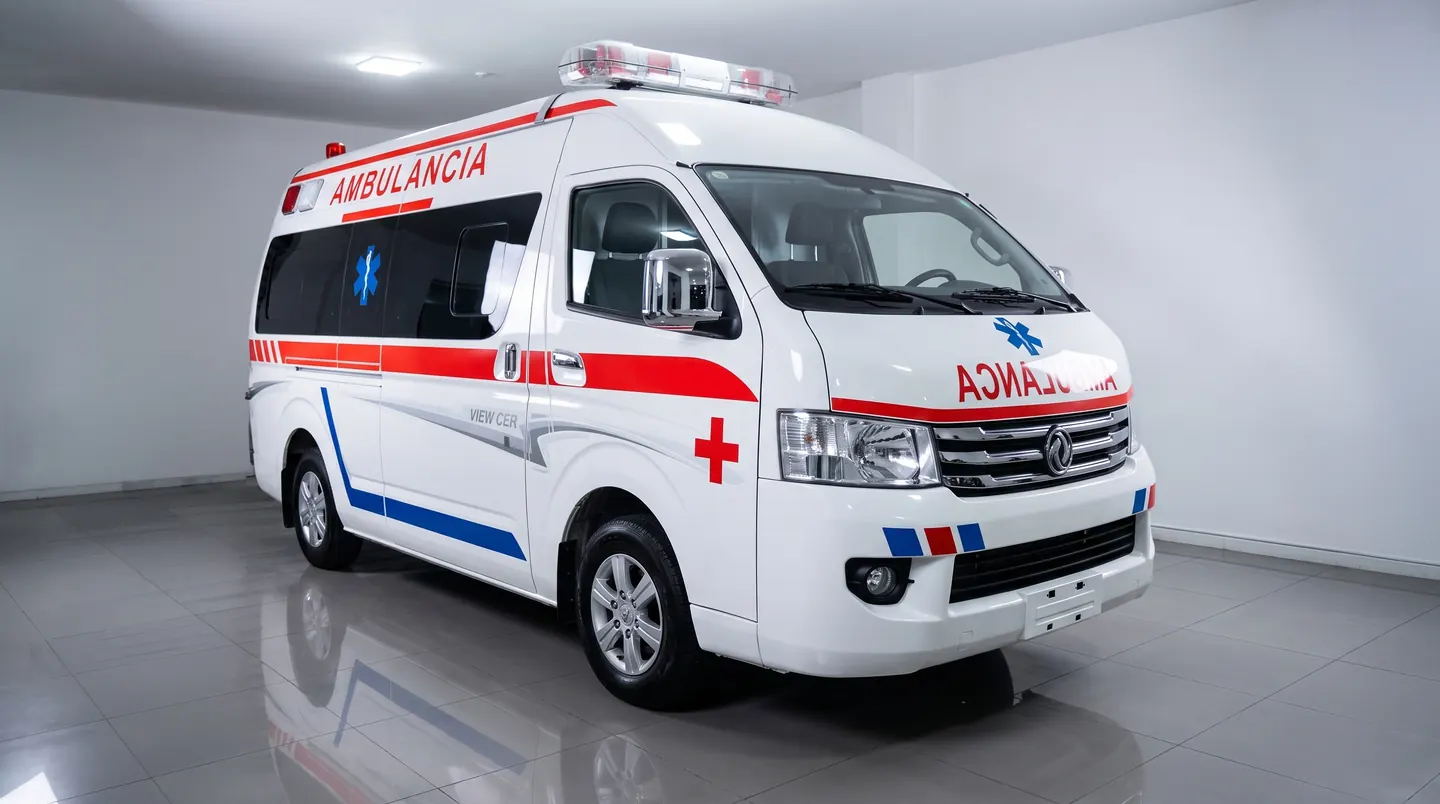 Patient transport ambulance from the PPD fleet