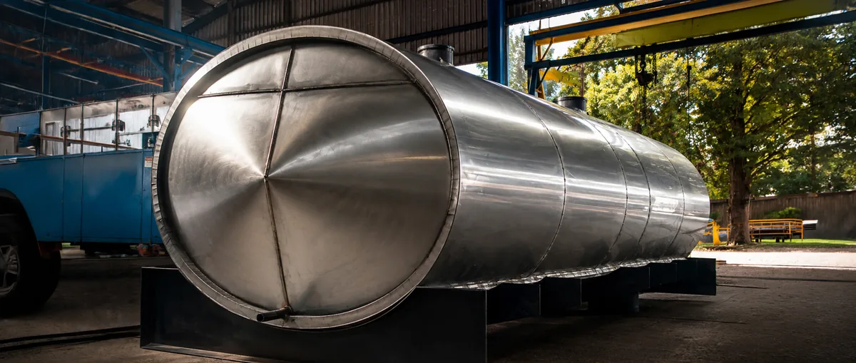 Fabricación de tanque de acero