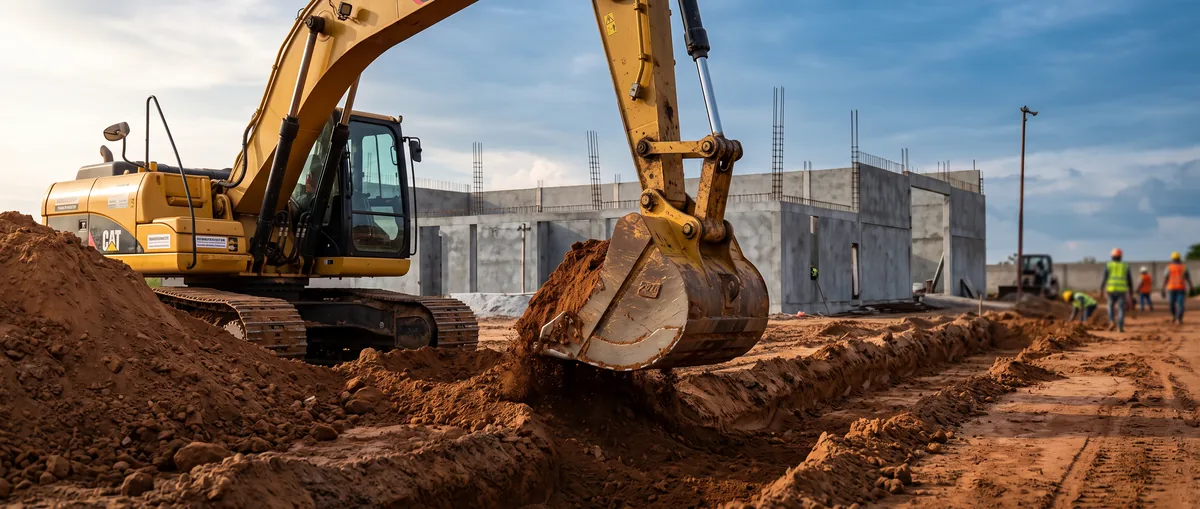 Encofrado y armado de estructura en obra civil